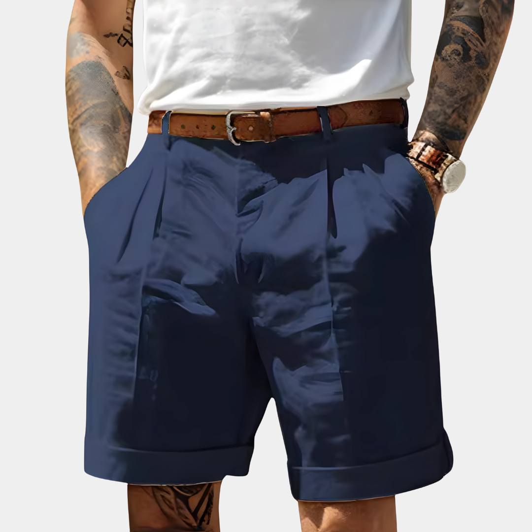 Sheridan | Tailored Linen Blend Shorts