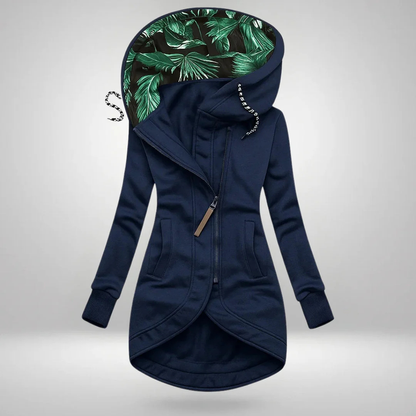 Nellie | Relaxed Hooded Longline Jacket