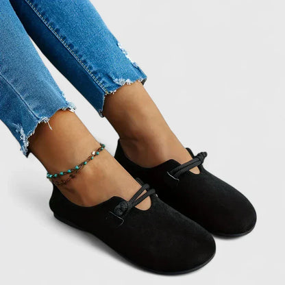 Marivette | Rounded Toe Everyday Flats