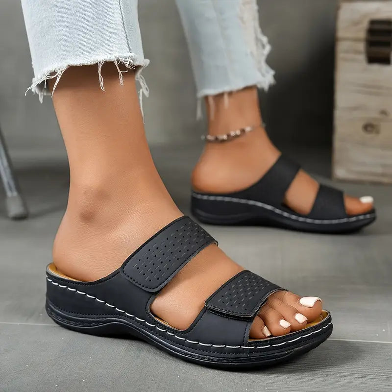 Mirevina | Double Strap Comfort Sandals
