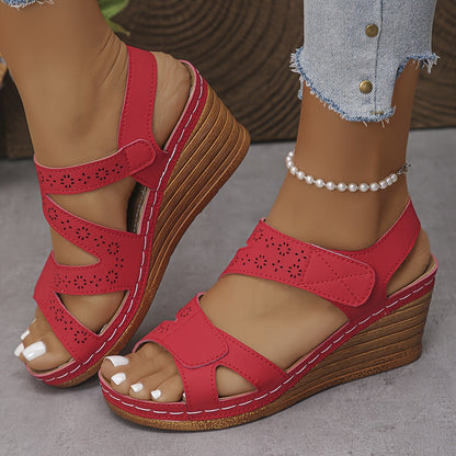 Talvera | Adjustable Wedge Sandals