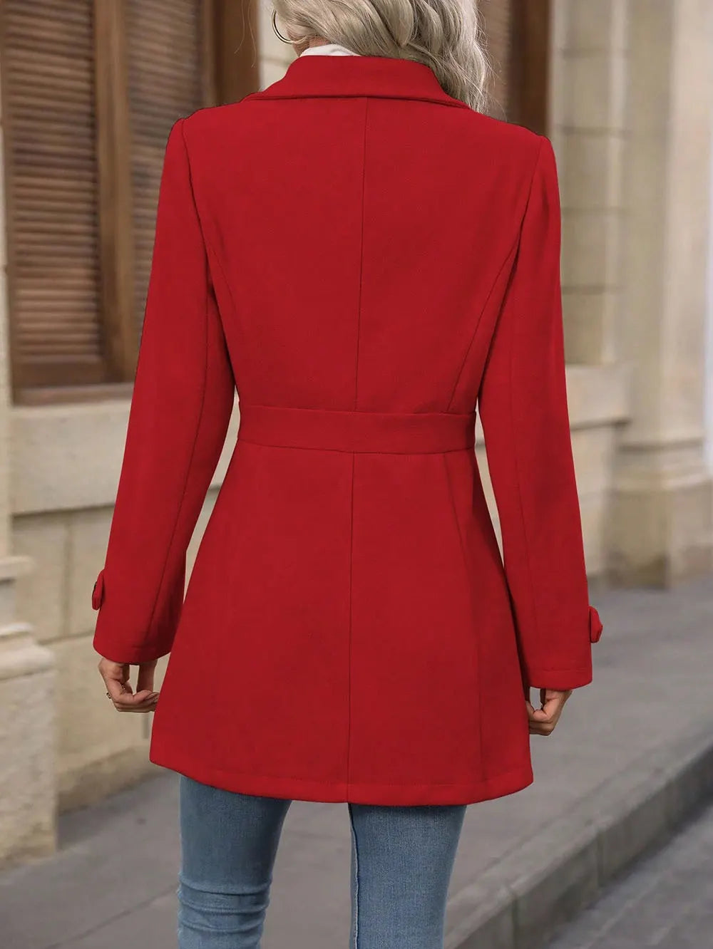 Jacintha | Classic Tailored Mid Length Coat