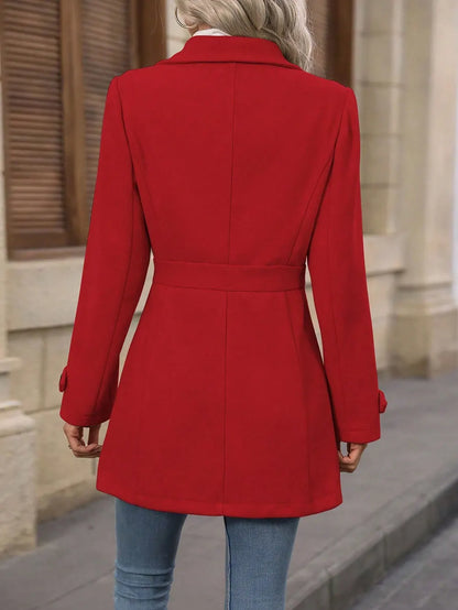 Jacintha | Classic Tailored Mid Length Coat