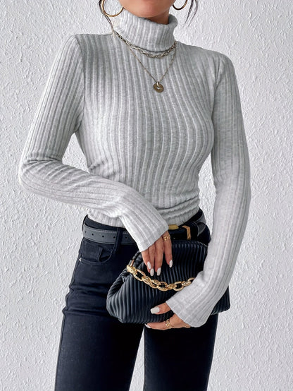 Hadley | Slim Fit Ribbed Turtleneck Sweater