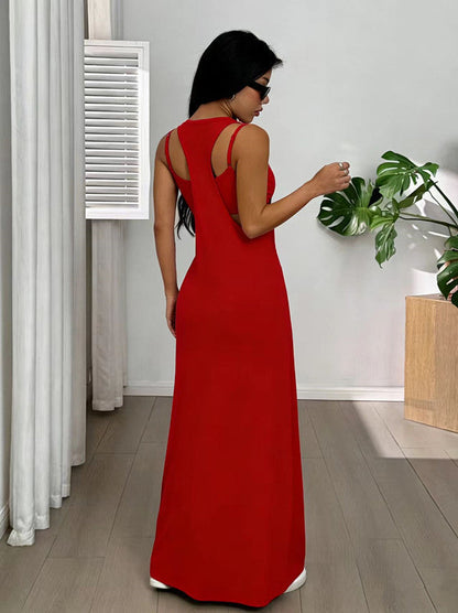 Celandra | Relaxed Fit Sleeveless Maxi Dress