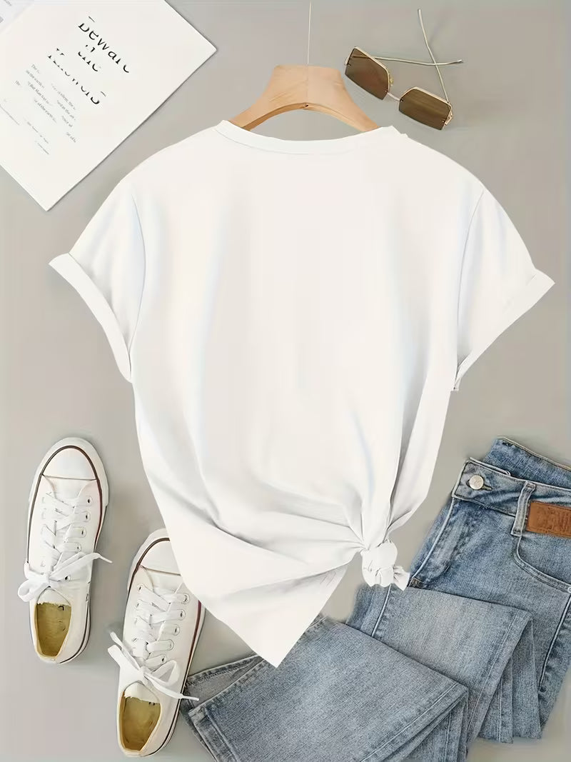 Hadessa | Coffee Heart Graphic T-Shirt