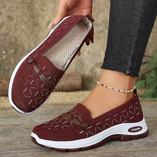 Varelle | Knit Slip On Walking Shoes