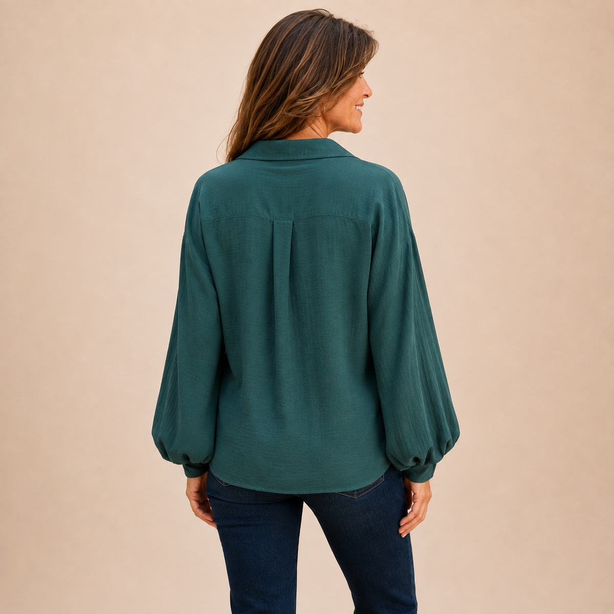Marcelline | Relaxed Collar Button Blouse
