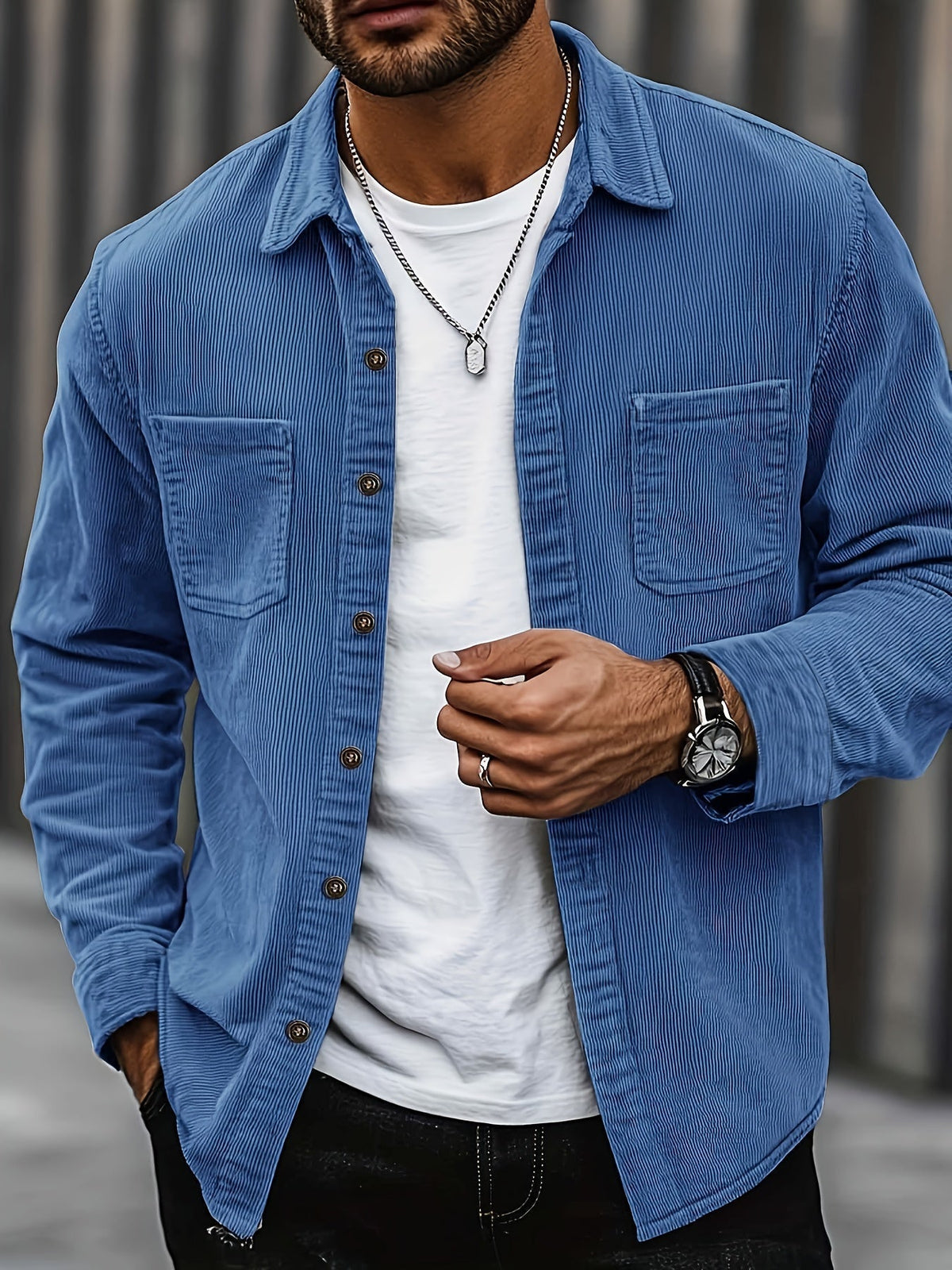 Berkley | Relaxed Textured Overshirt