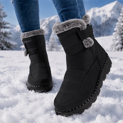 Zora | Plush Lined Buckle Winter Boots