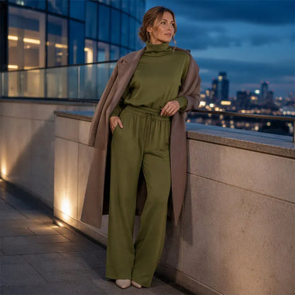 Amarisse | Soft Turtleneck Two Piece Set