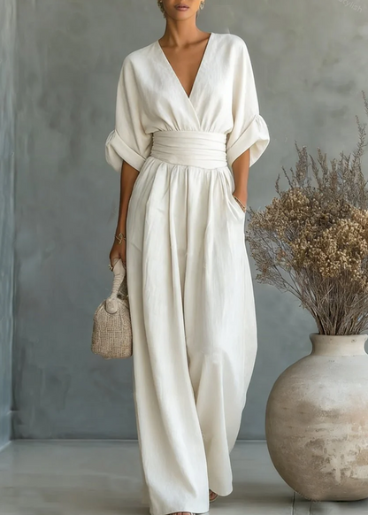 Aurellise | Elegant Wide Leg Jumpsuit