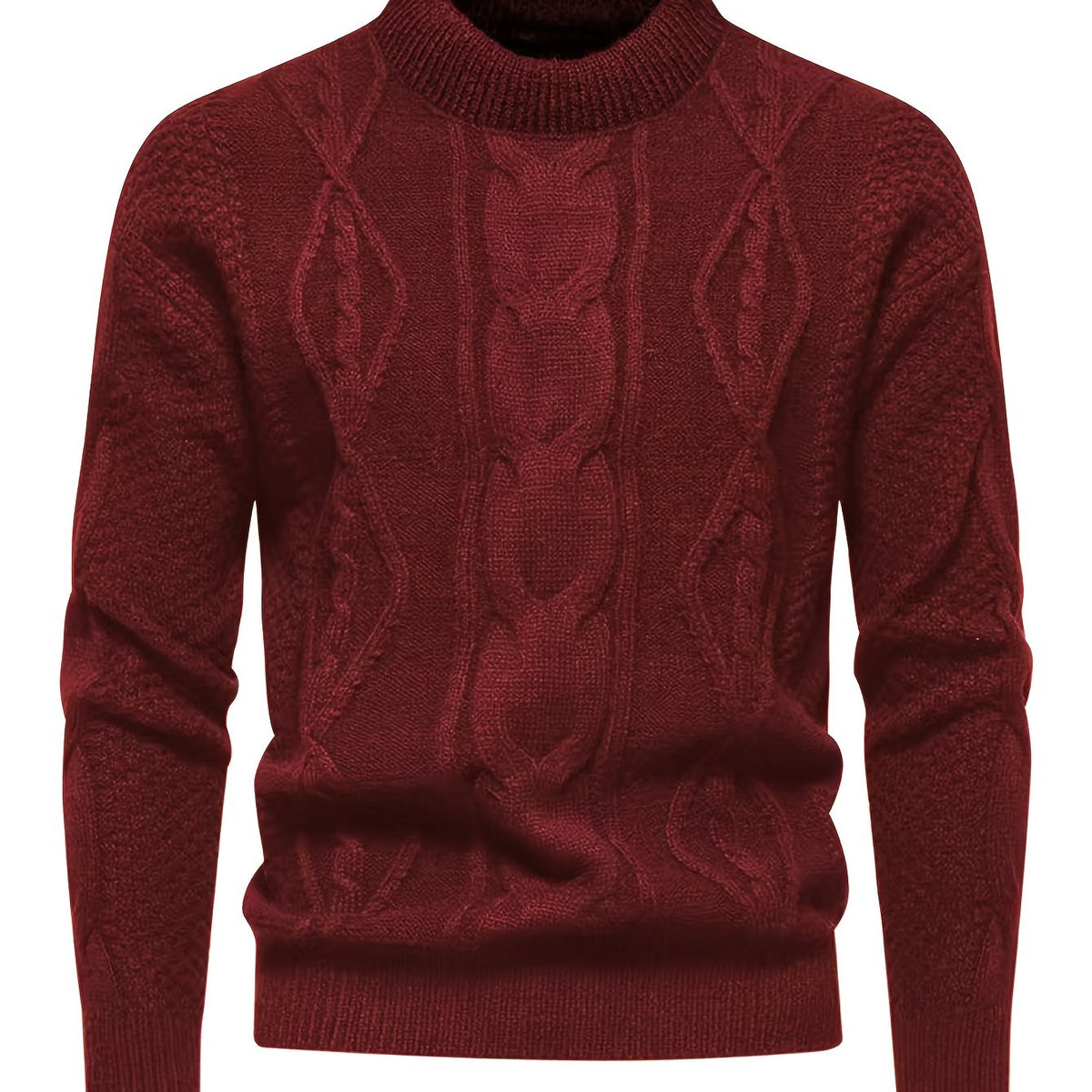 Gannon | Classic Mock Neck Knit Sweater