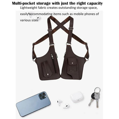 Pellax | Streetwear Adjustable Strap Dual Holster Chest Bag