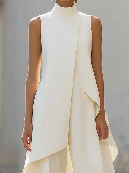 Valencia | Sleeveless High Neck Palazzo Jumpsuit