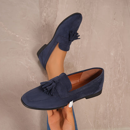 Corvella | Tassel Detail Slip On Loafers