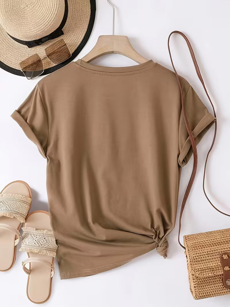 Hadessa | Coffee Heart Graphic T-Shirt