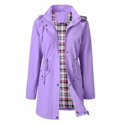 Georgina | Drawstring Waist Hooded Coat
