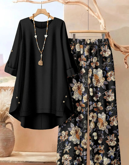 Brinella | Casual Tunic And Wide Leg Set