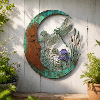 Amelora | Rustic Moon Wall Art