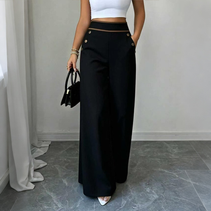 Seleneva | Elegant Wide Leg Trousers