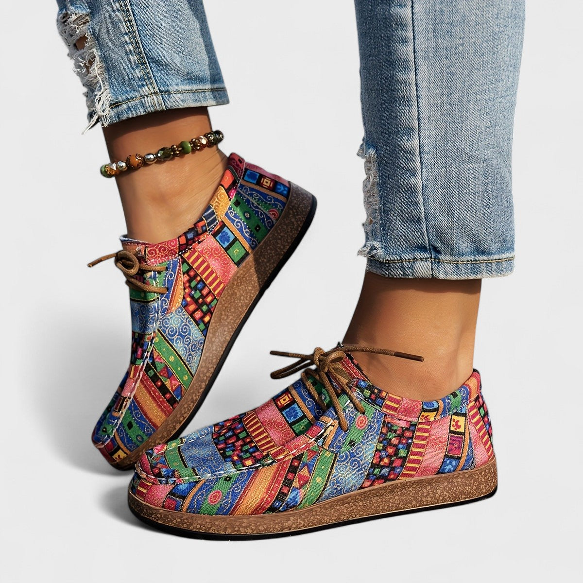 Ondina | Artistic Print Everyday Shoes