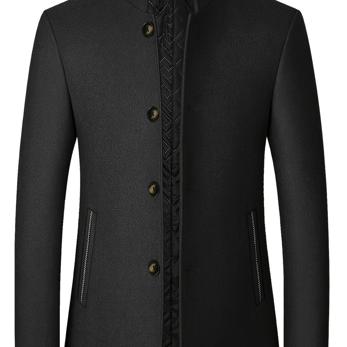 Lowell | Tailored Stand Collar Winter Coat