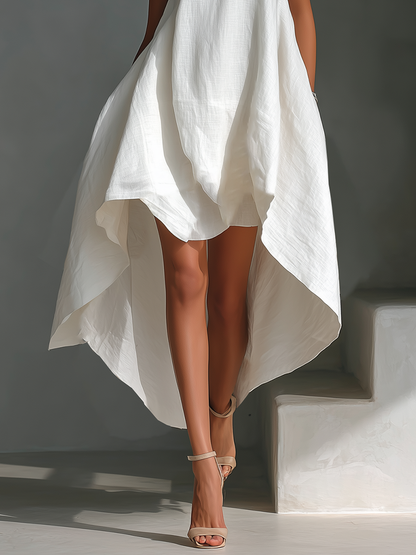 Alouette | Sleeveless High Low Midi Dress