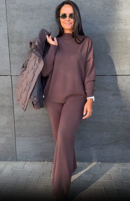 Mazarine | Quilted Vest Three Piece Set