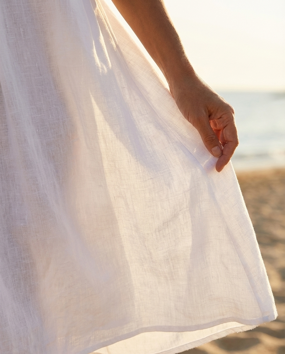 Elovara | Button Detail Beach Midi Dress