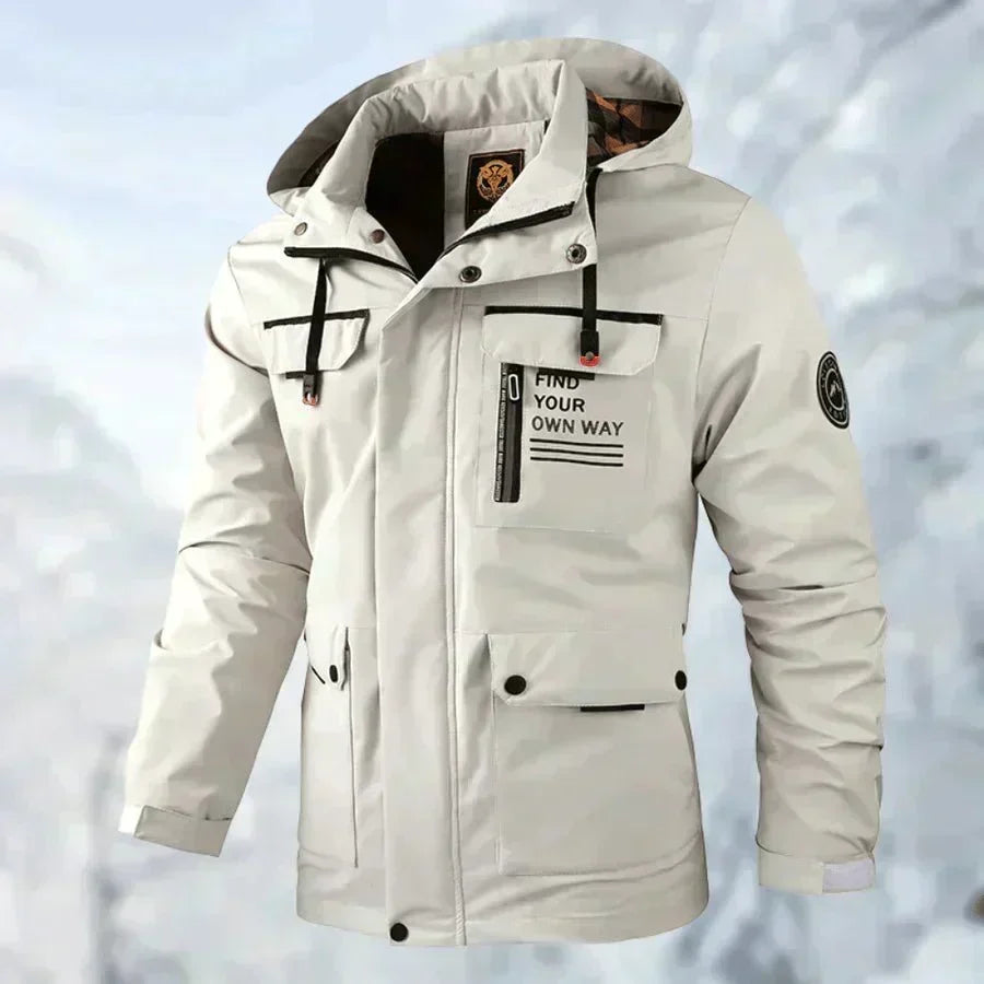 Zavian | Utility Pocket Hooded Jacket