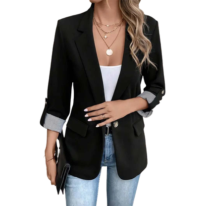 Odeliane | Classic Single Button Blazer