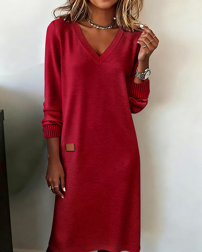 Delancey | Casual Long Sleeve Midi Dress