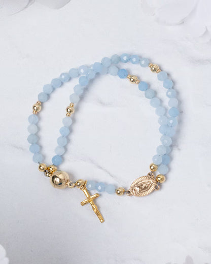 Elyssara | Cross Pendant Beaded Necklace