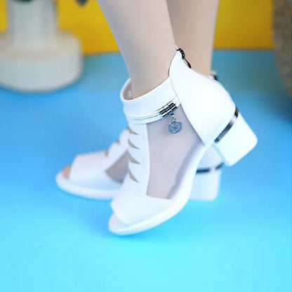 Noralie | Cutout Block Heel Sandals