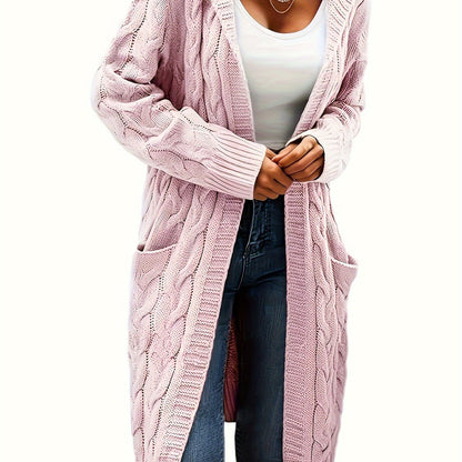 Junivelle | Cable Knit Longline Cardigan