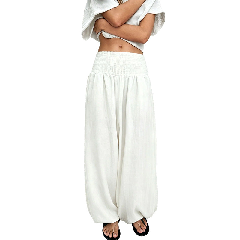 Amavelle | Stretch Waist Comfort Harem Pants
