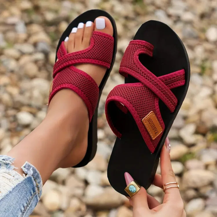 Zorelle | Cutout Slip On Sandals