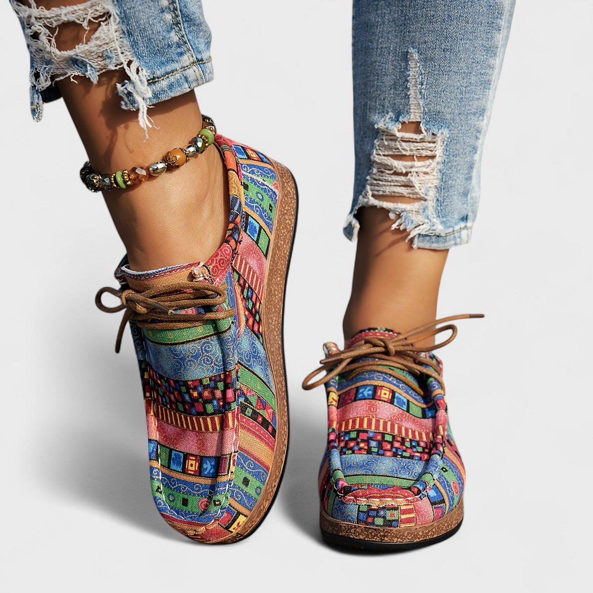 Ondina | Artistic Print Everyday Shoes
