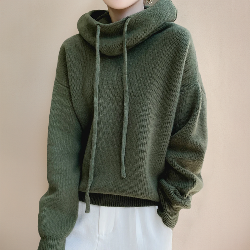 Julitta | Oversized Drawstring Knit Sweater