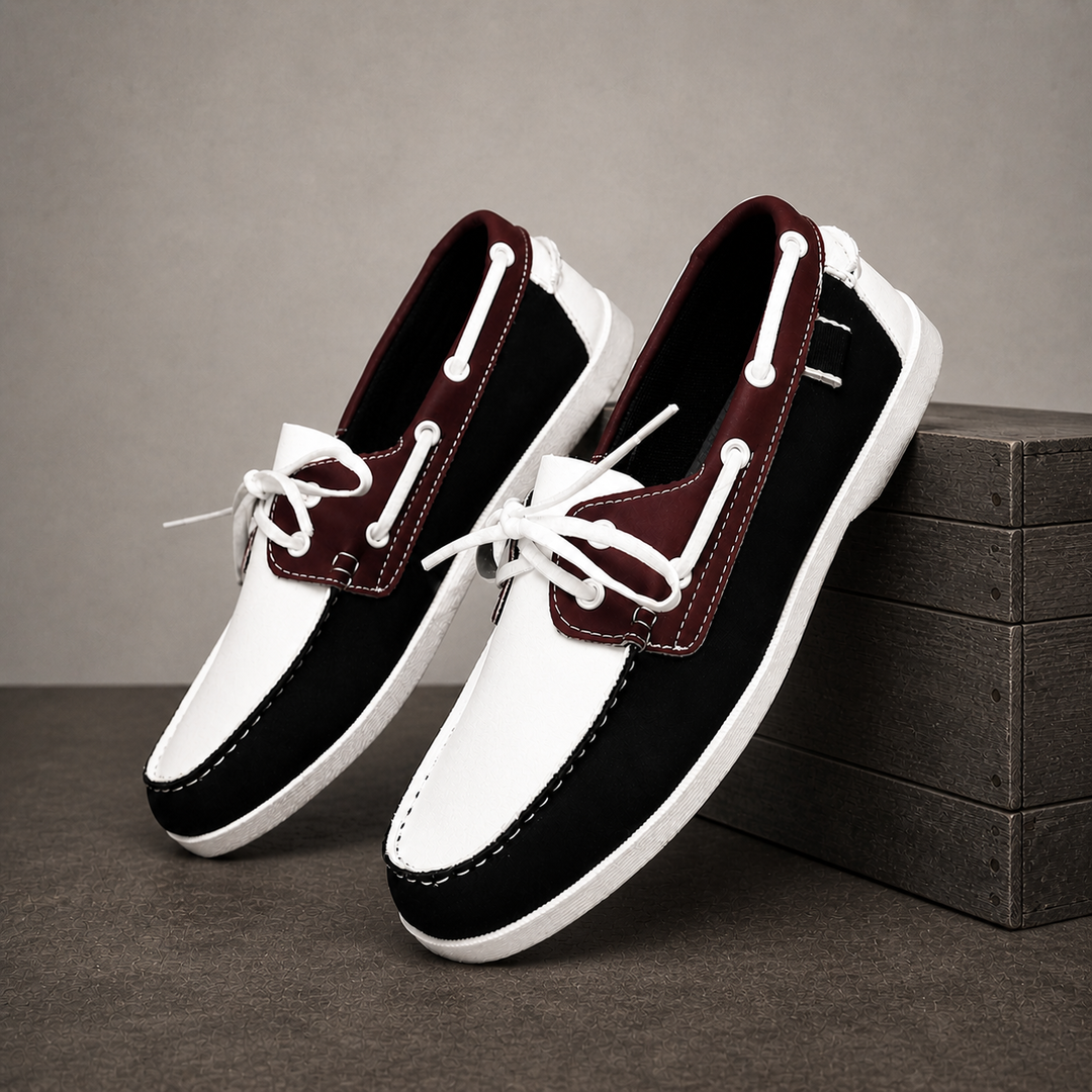 Preston | Lightweight Lace Up Deck Shoes