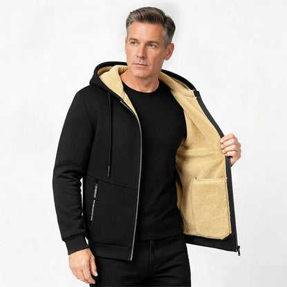 Emmett | Cozy Zip Front Hooded Jacket