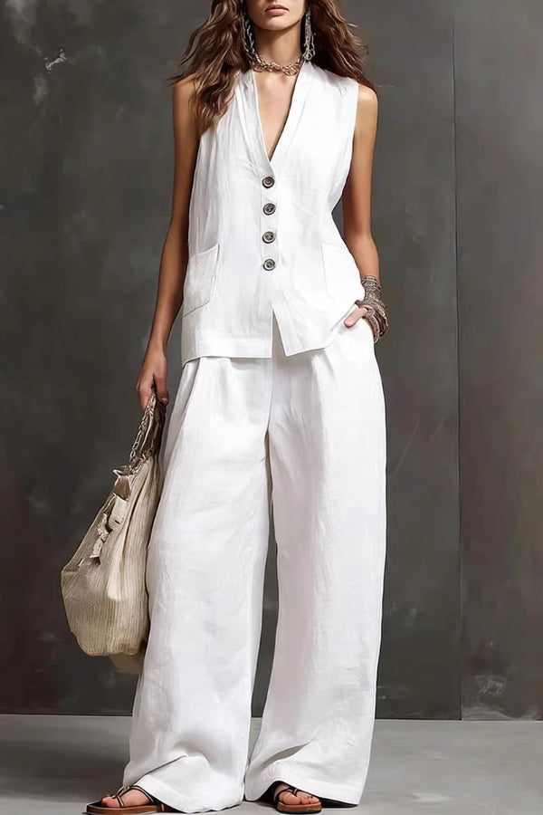 Olivienne | Everyday Linen Two Piece Set
