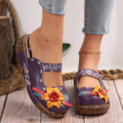 Bellamy | Floral Embellished Comfort Clogs