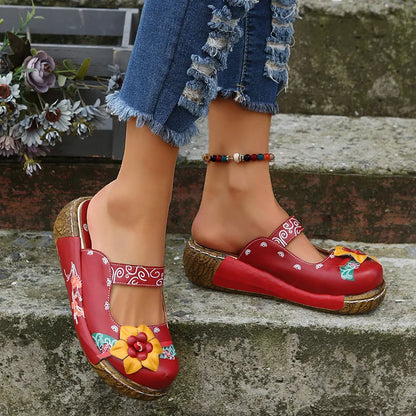Bellamy | Floral Embellished Comfort Clogs