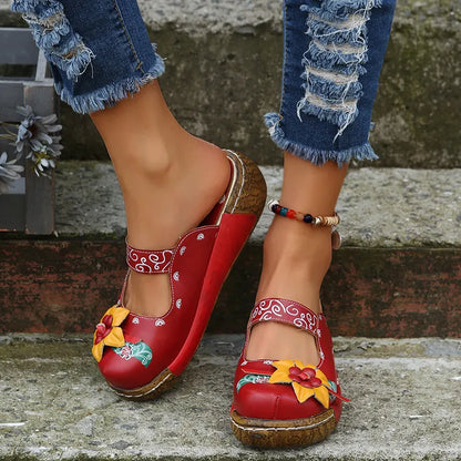 Bellamy | Floral Embellished Comfort Clogs