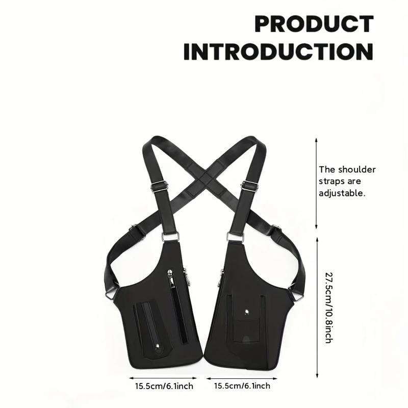 Pellax | Streetwear Adjustable Strap Dual Holster Chest Bag