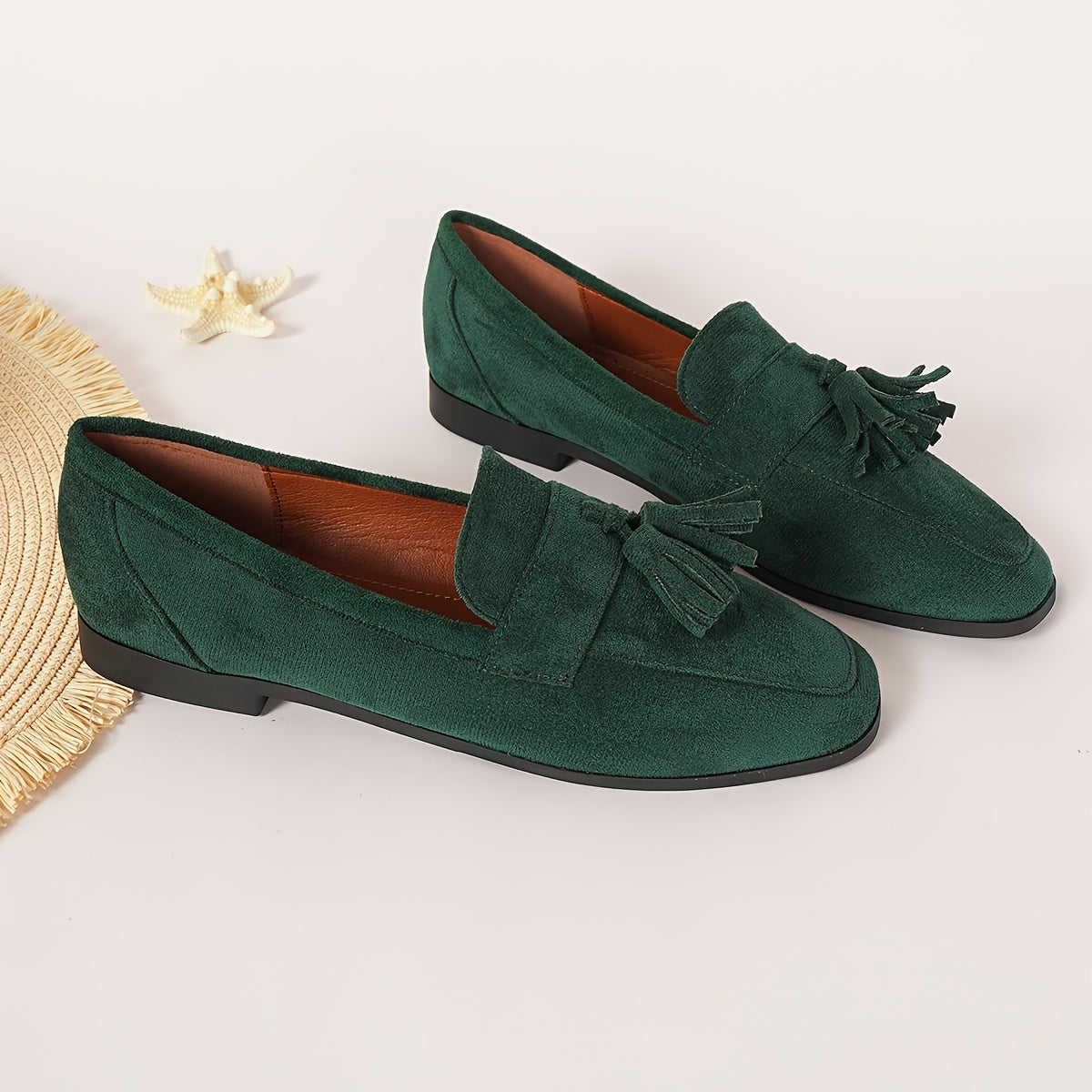 Corvella | Tassel Detail Slip On Loafers