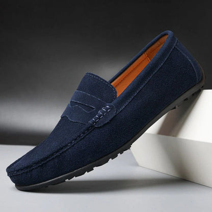 Reed | Classic Suede Penny Loafers