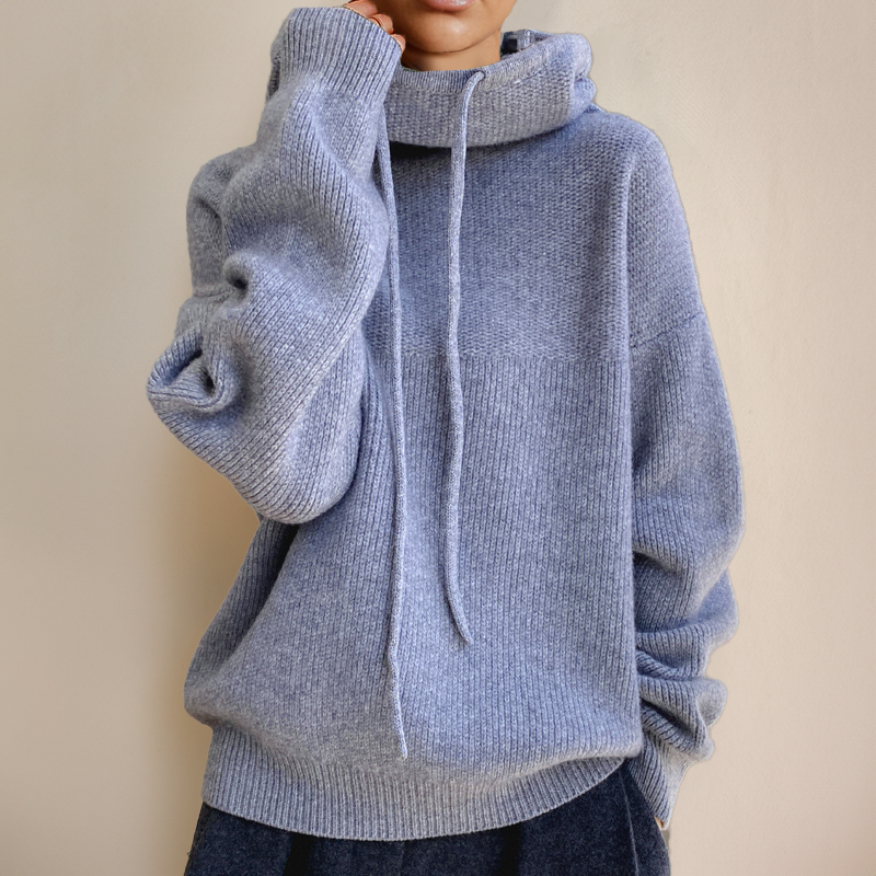 Julitta | Oversized Drawstring Knit Sweater